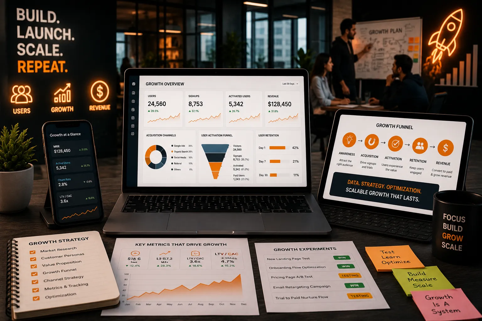 Synergy Startup and SaaS Growth Marketing and User Acquisition