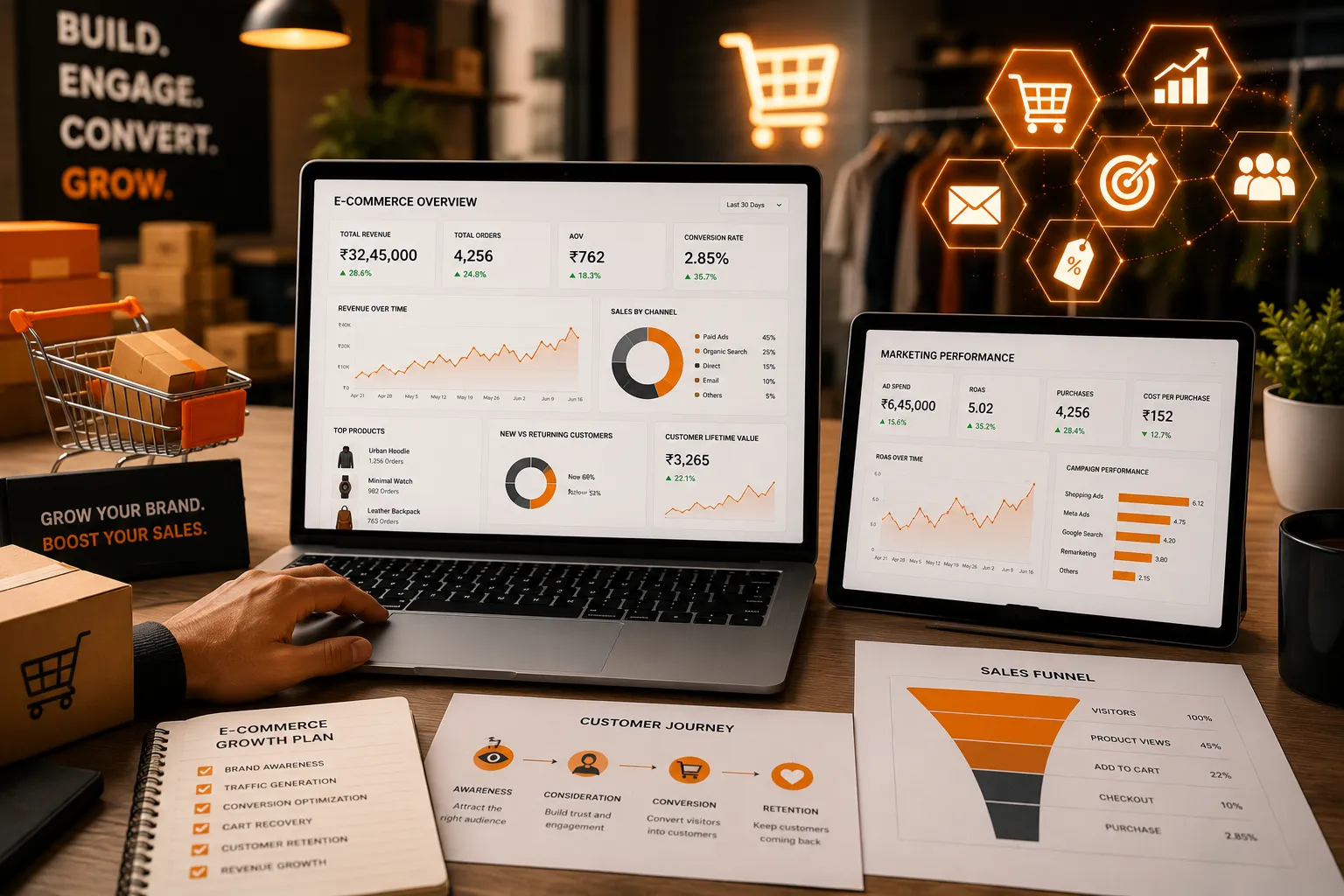 Synergy E-commerce and D2C ROAS Scaling Funnels