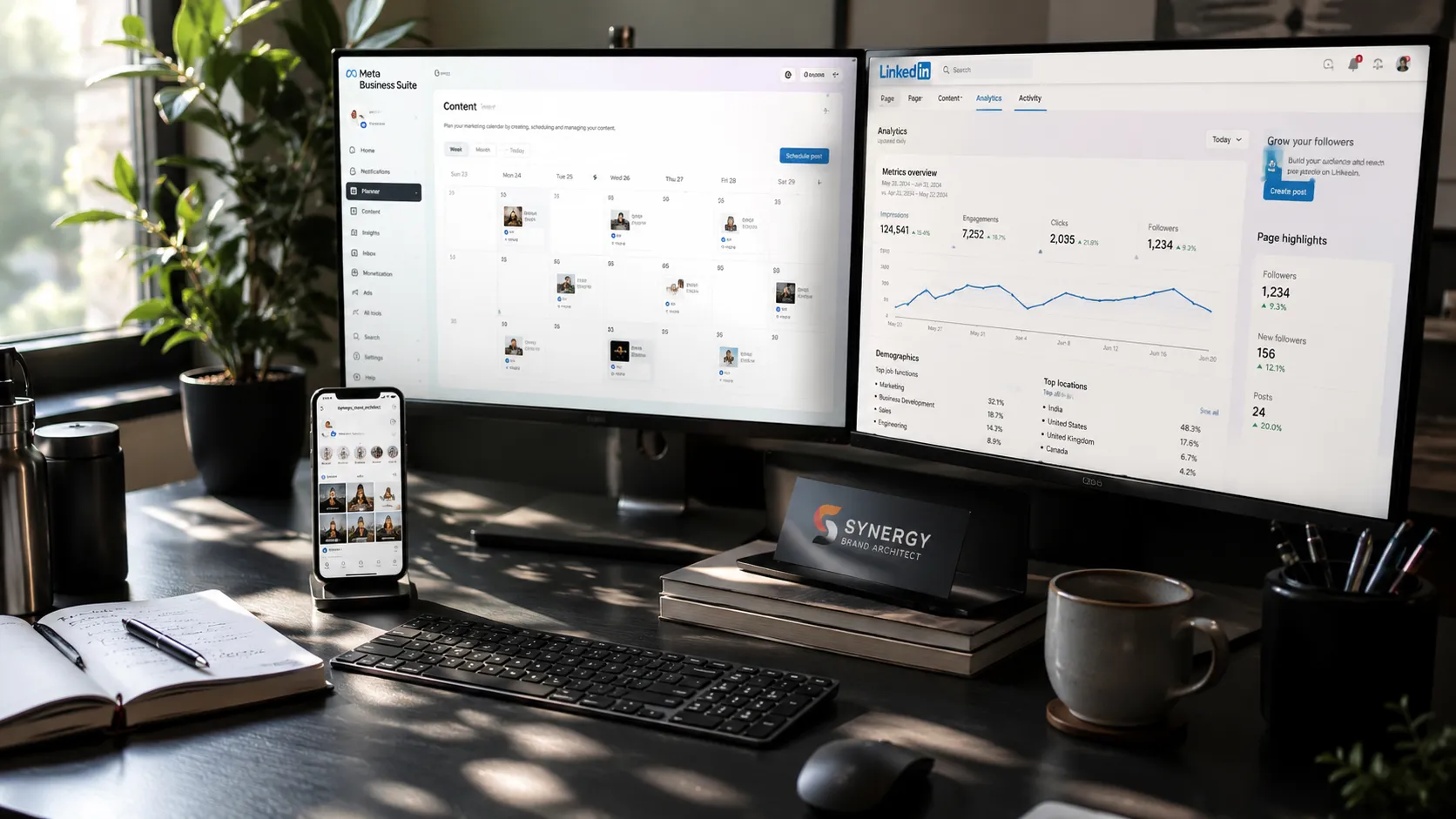 Synergy Brand Architect - Professional Multi-Channel Management on Meta Instagram and LinkedIn in Patna
